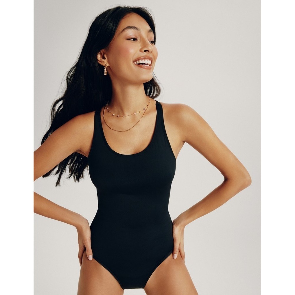 NWT Kt. By Knix Teen Period Swim Sport One-Piece Size XL Black